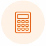 予算の最適化や無駄のない資金計画を表現したバインダーとチェックシートのアイコン
